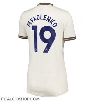 Everton Vitaliy Mykolenko #19 Terza Maglia Femmina 2024-25 Manica Corta